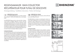 Rain Collector/Regensammler/Récupérateur pour tuyau de descente