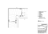 Innenecke, mit Eckprofil 3-fach gekantet