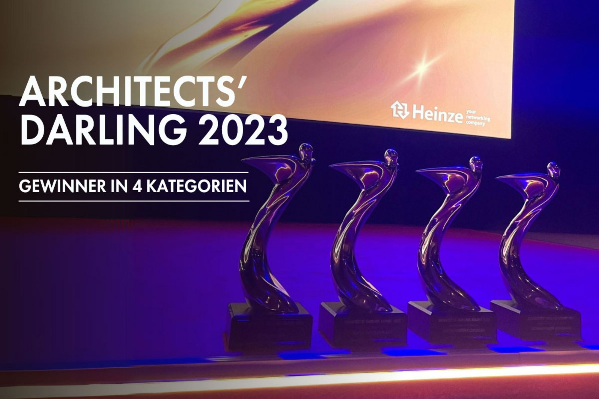 ARCHITECTS' DARLING AWARD 2023: 4 MAL GOLD FÜR RHEINZINK