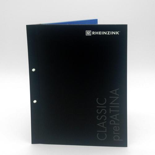 Mustermappe RHEINZINK CLASSIC und prePATINA